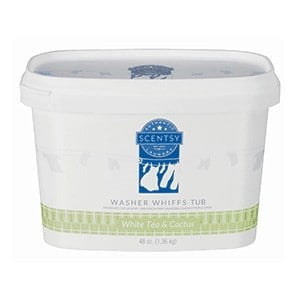 Scentsy Washer Whiffs Tub - White Tea and Cactus