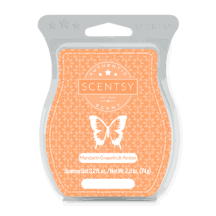 Mandarin Grapefruit Amber Scentsy Bar