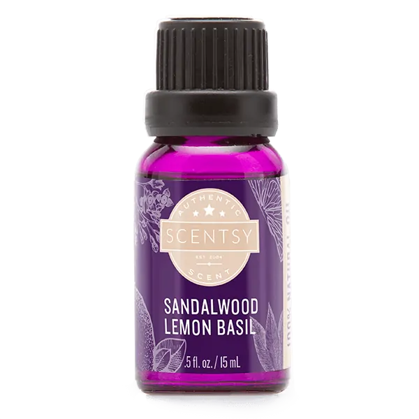 Sandalwood Lemon Basil 100 Natural Oil Scentsy Online Store