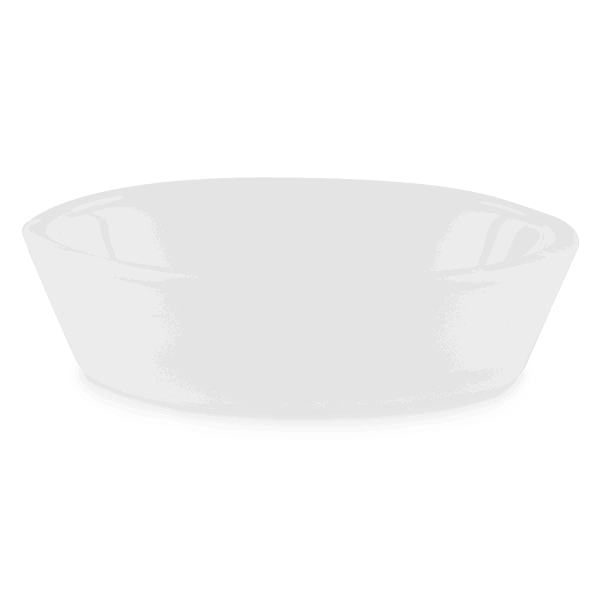 Clear glass dish with wide shallow bowl shape and dual handles on sides, the Little Garden Replacement Dish