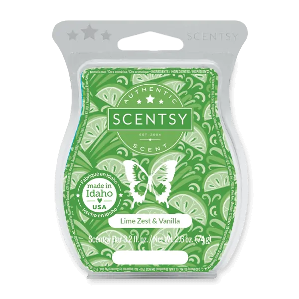 Lime Zest & Vanilla Scentsy Bar