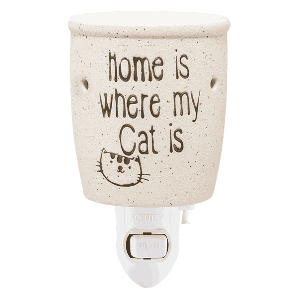 Home is Where My Cat Is - Mini Scentsy Warmer