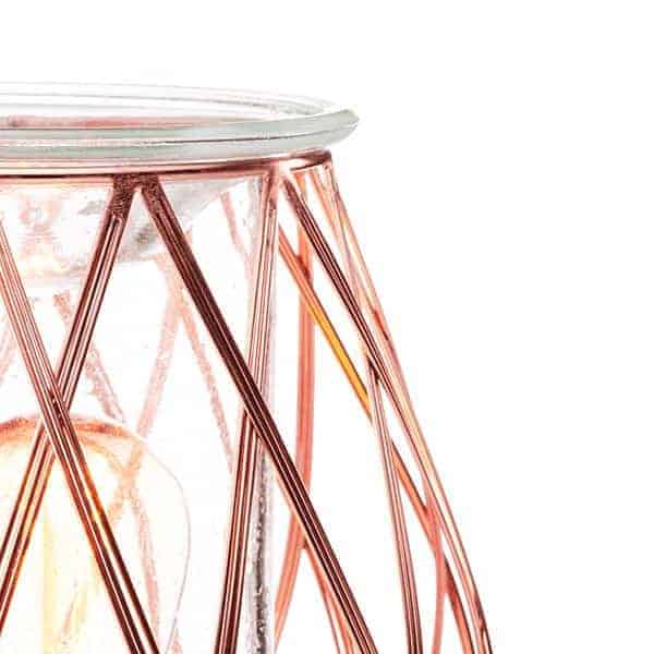 Diamond Weave - Rose Gold - Scentsy Warmer