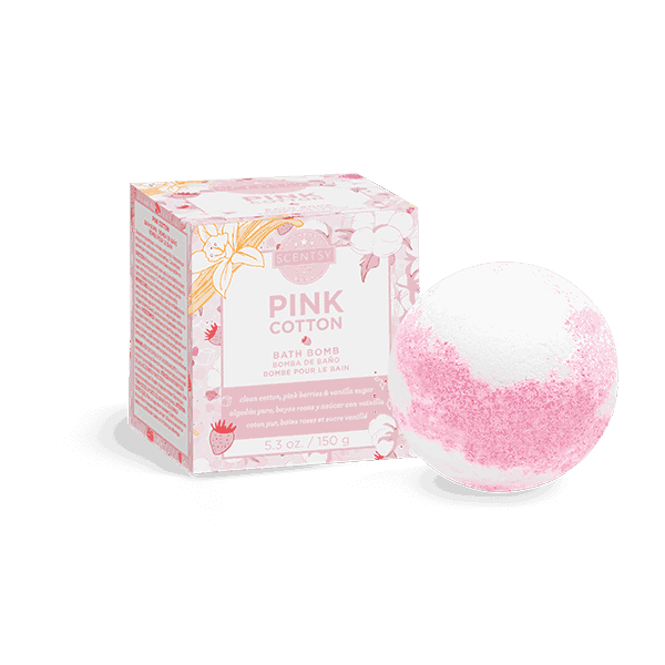 Pink Cotton Bath Bomb