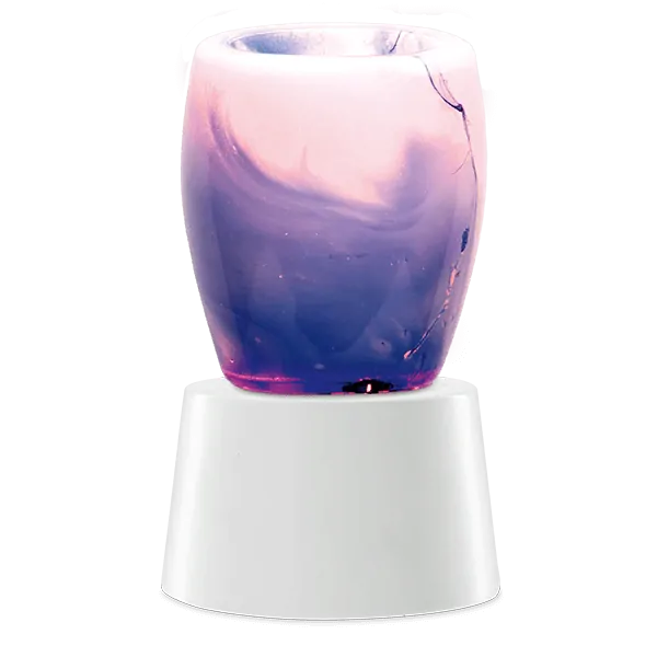 Blue Watercolor - Mini Scentsy Warmer (Table Top)