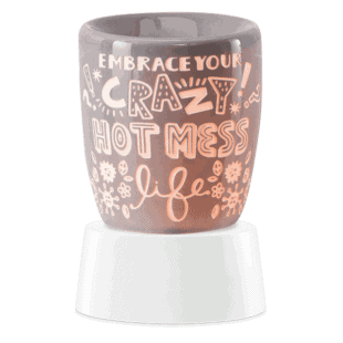 Crazy Hot Mess - Mini Scentsy Warmer (Table Top)