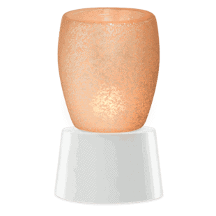 Cream Glass - Mini Scentsy Warmer (Table Top)