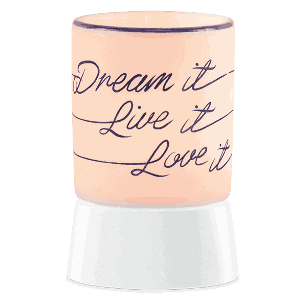 Dream It, Live It, Love It - Mini Scentsy Warmer (Table Top)