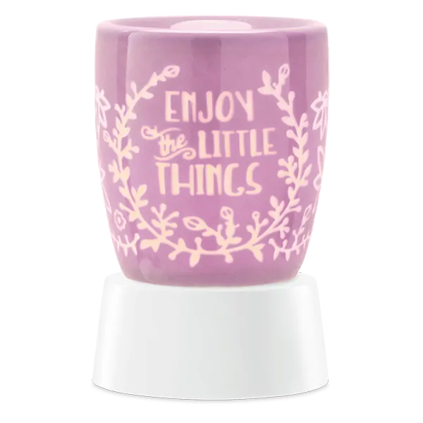 Enjoy the Little Things - Mini Scentsy Warmer (Table Top)