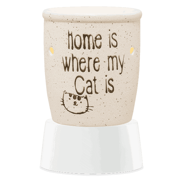 Home is Where My Cat Is - Mini Scentsy Warmer (Table Top)