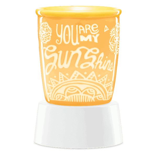 You are my Sunshine - Mini Scentsy Warmer (Table Top)
