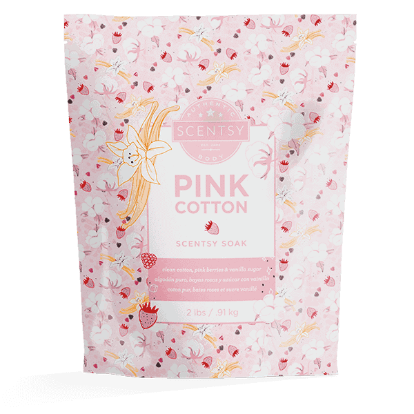 Pink Cotton Scentsy Soak
