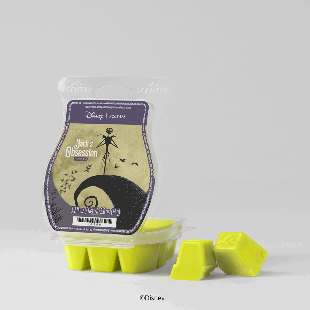 The Nightmare Before Christmas Jack's Obsession Scentsy Bar