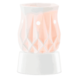 Alabaster Mini Warmer with Table Top Base