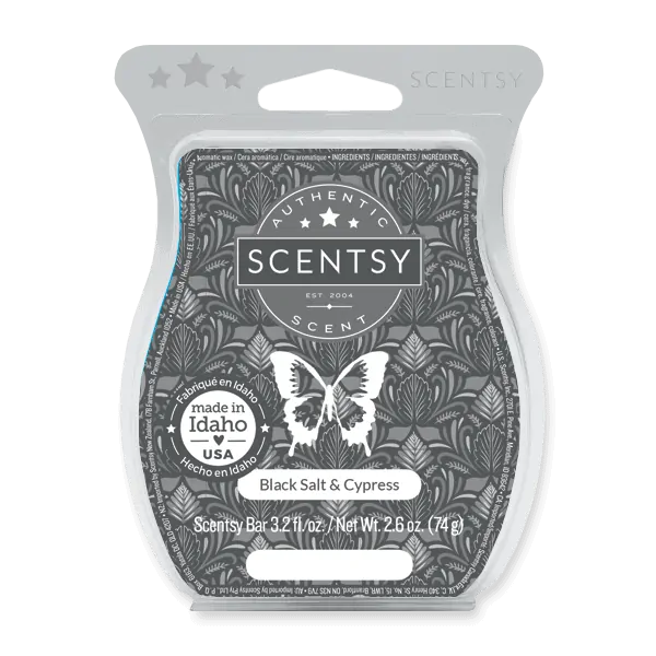 Black Salt & Cypress Scentsy Bar