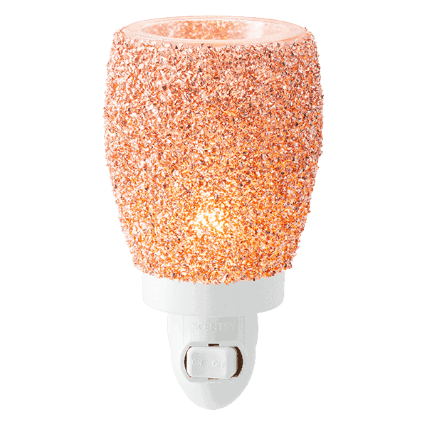 Glitter Rose Gold - Mini Scentsy Warmer