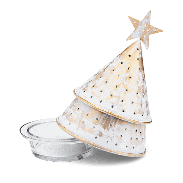 Starry Christmas Scentsy Warmer Dish and Lid