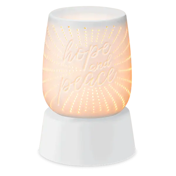 Hope & Peace - Mini Scentsy Warmer (Table Top)