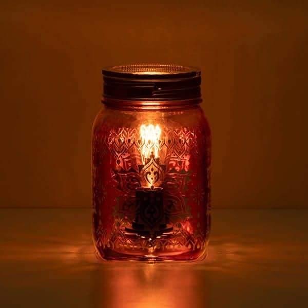 Mandala Mason Jar - Scentsy Warmer