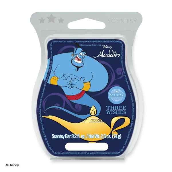 Disney Aladdin: Three Wishes Scentsy Bar