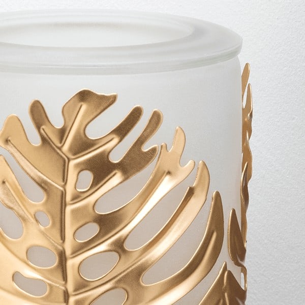 Luxe Leaves - Mini Scentsy Warmer Zoomed