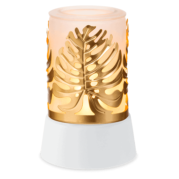 Luxe Leaves - Mini Scentsy Warmer (Table Top)