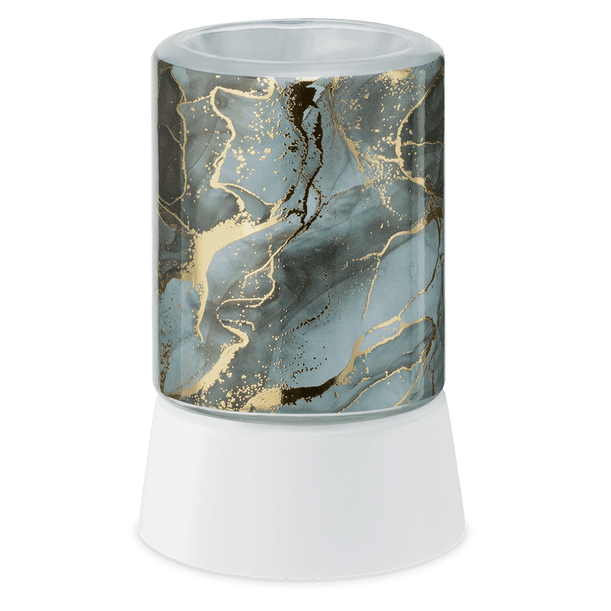 Gold Crackled Marble Mini Scentsy Warmer Table Top