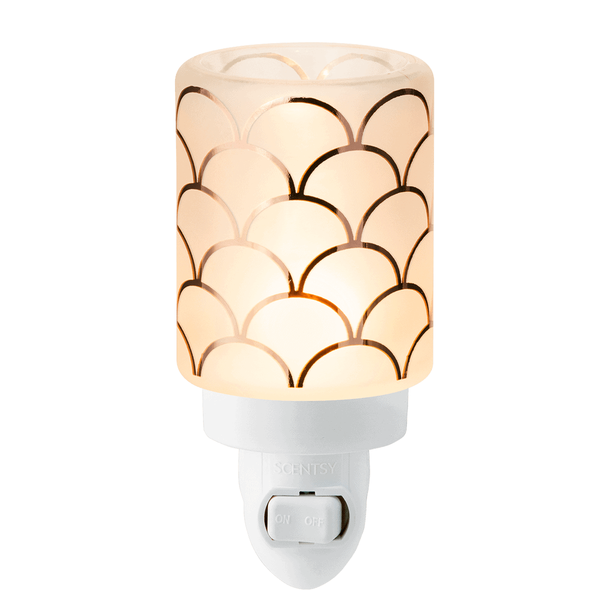 Golden Scallops Mini Scentsy Warmer
