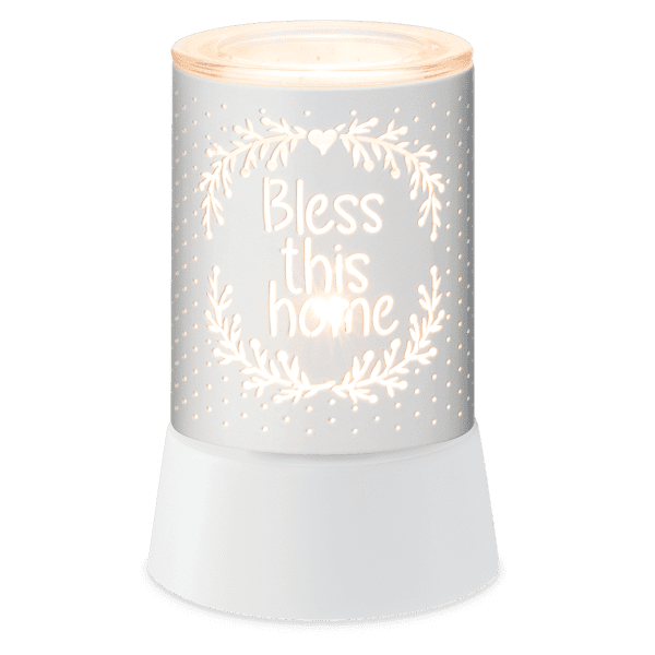 Heart Is Home Mini Scentsy Warmer with Table Top Base