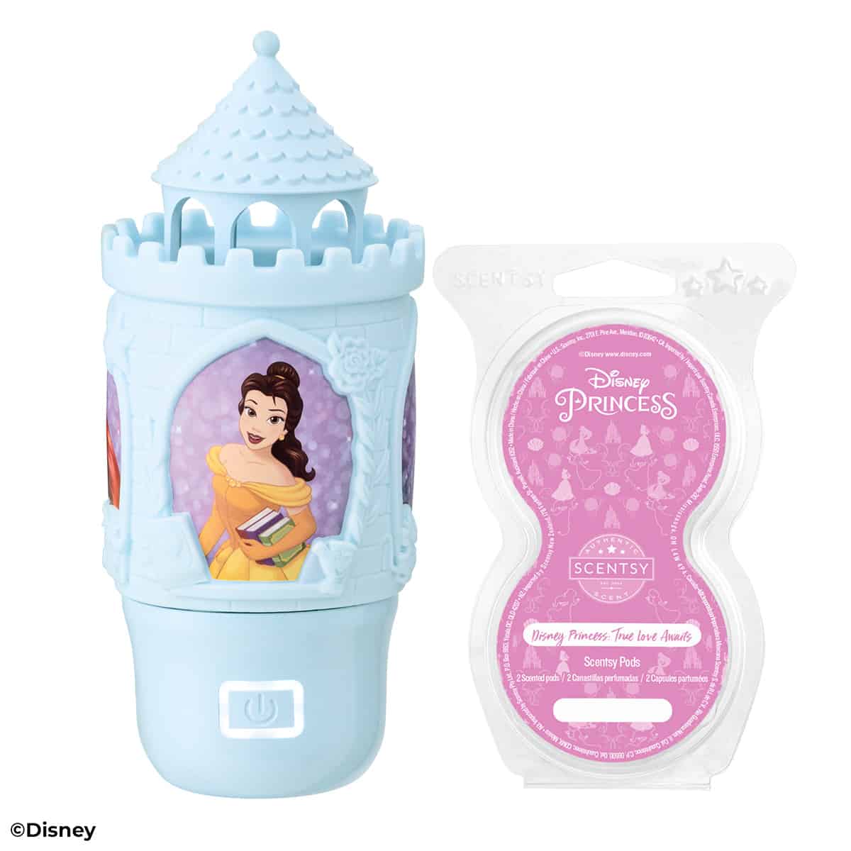 Disney Princess Wall Fan Diffuser (Belle, Ariel, Cinderella) + Free Scentsy Pods