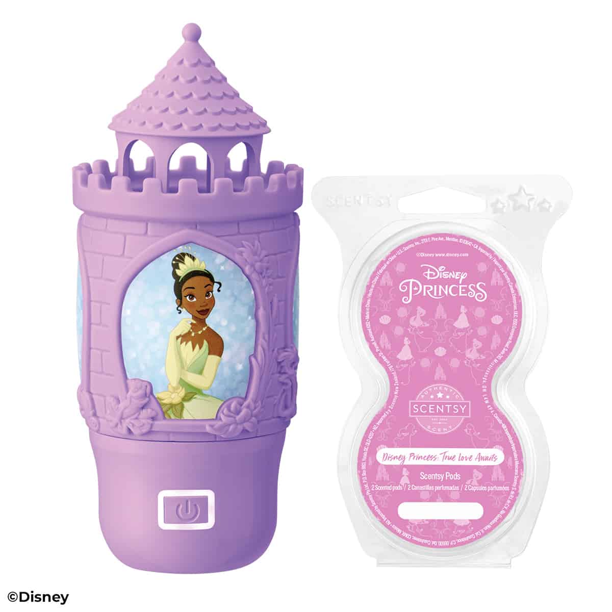 Disney Princess Wall Fan Diffuser (Tiana, Mulan, Rapunzel) + Free Scentsy Pods