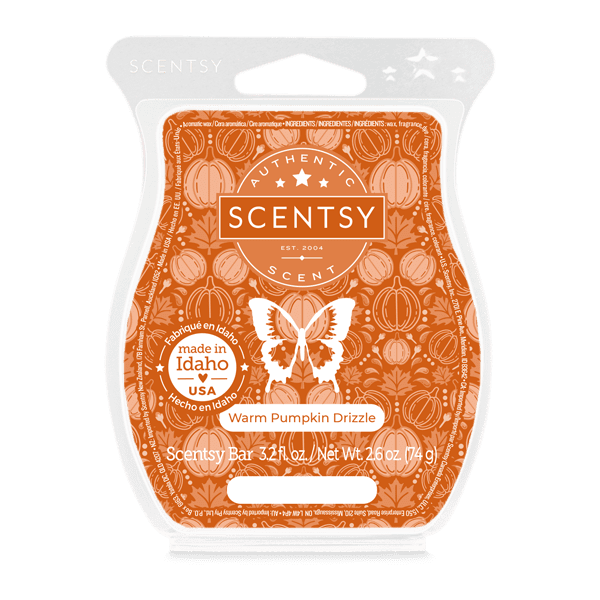 Warm Pumpkin Drizzle Scentsy Bar