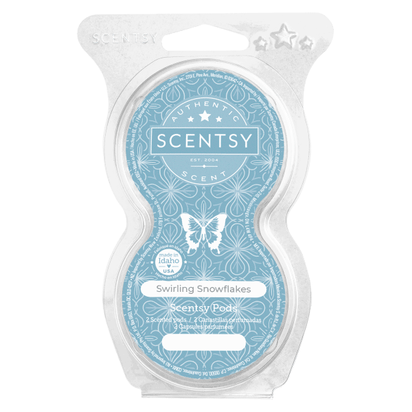 Swirling Snowflakes Scentsy Pods