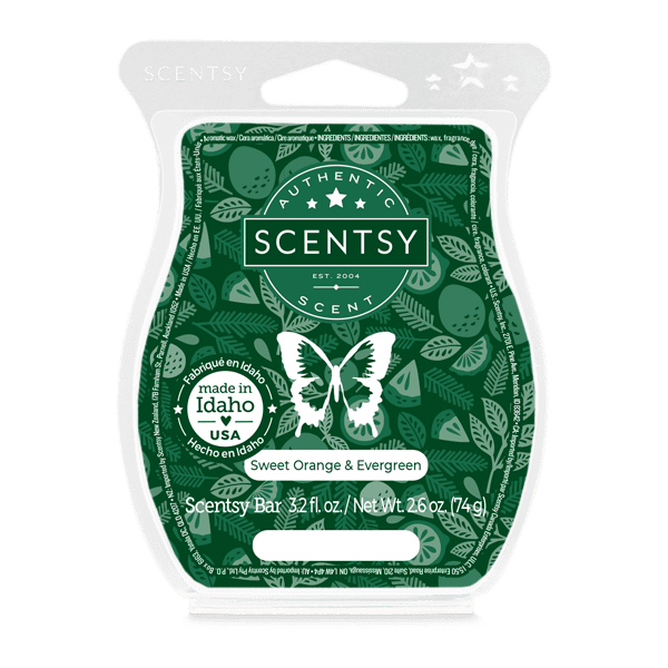 Sweet Orange and Evergreen Scentsy Bar