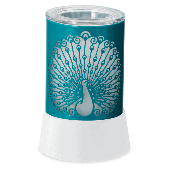 Fancy Feathers Mini Scentsy Warmer with Tabletop Base