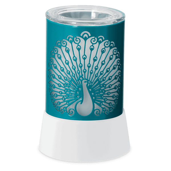 Fancy Feathers Mini Scentsy Warmer with Tabletop Base