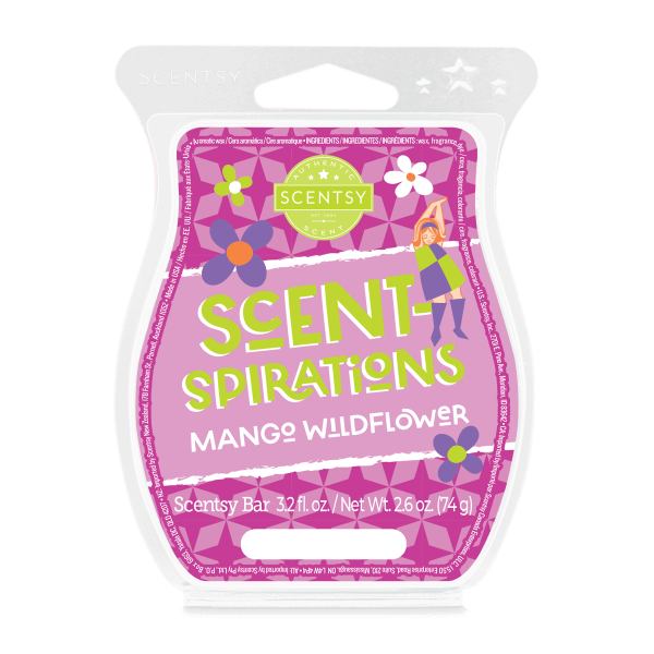 Scent-Spirations Mango Wildflower Scentsy Bar