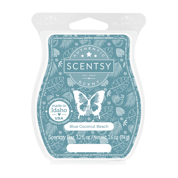 Blue Coconut Beach Scentsy Bar