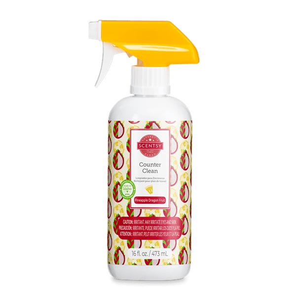 Pineapple Dragon Fruit Counter Clean