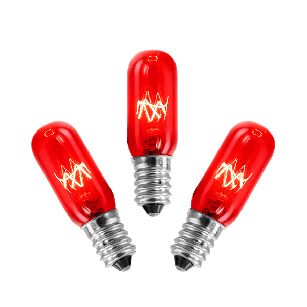 Replacement 15w Red Light Bulb - 3 Pack