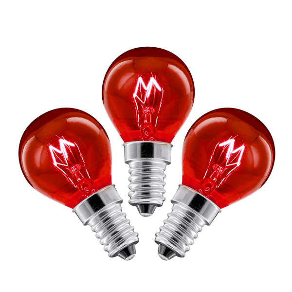Replacement 20w Red Light Bulb - 3 Pack