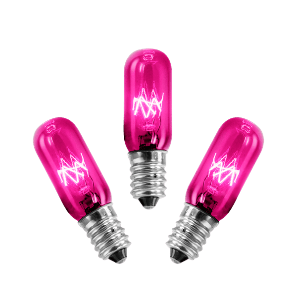 15 Watt Light Pink Bulb 3-pack