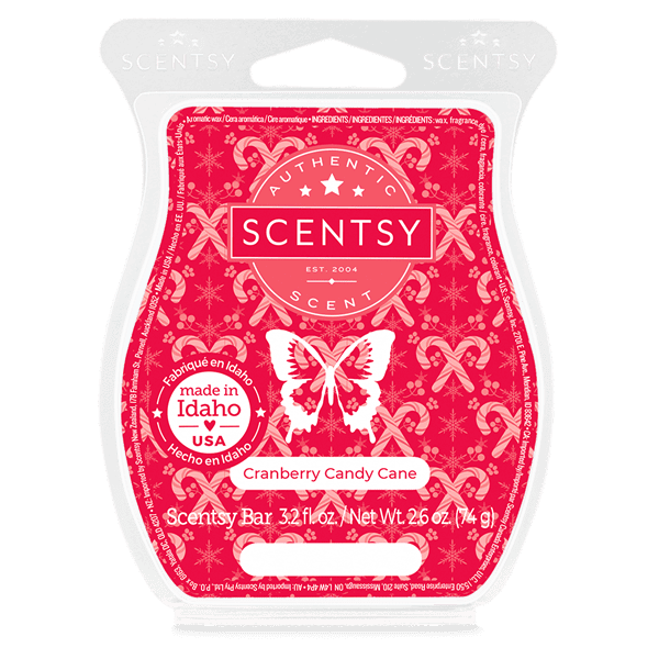 Cranberry Candy Cane Scentsy Bar