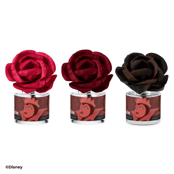 Disney Evil Queen Just One Bite - Wilted Rose Fragrance Flower - Group Shot