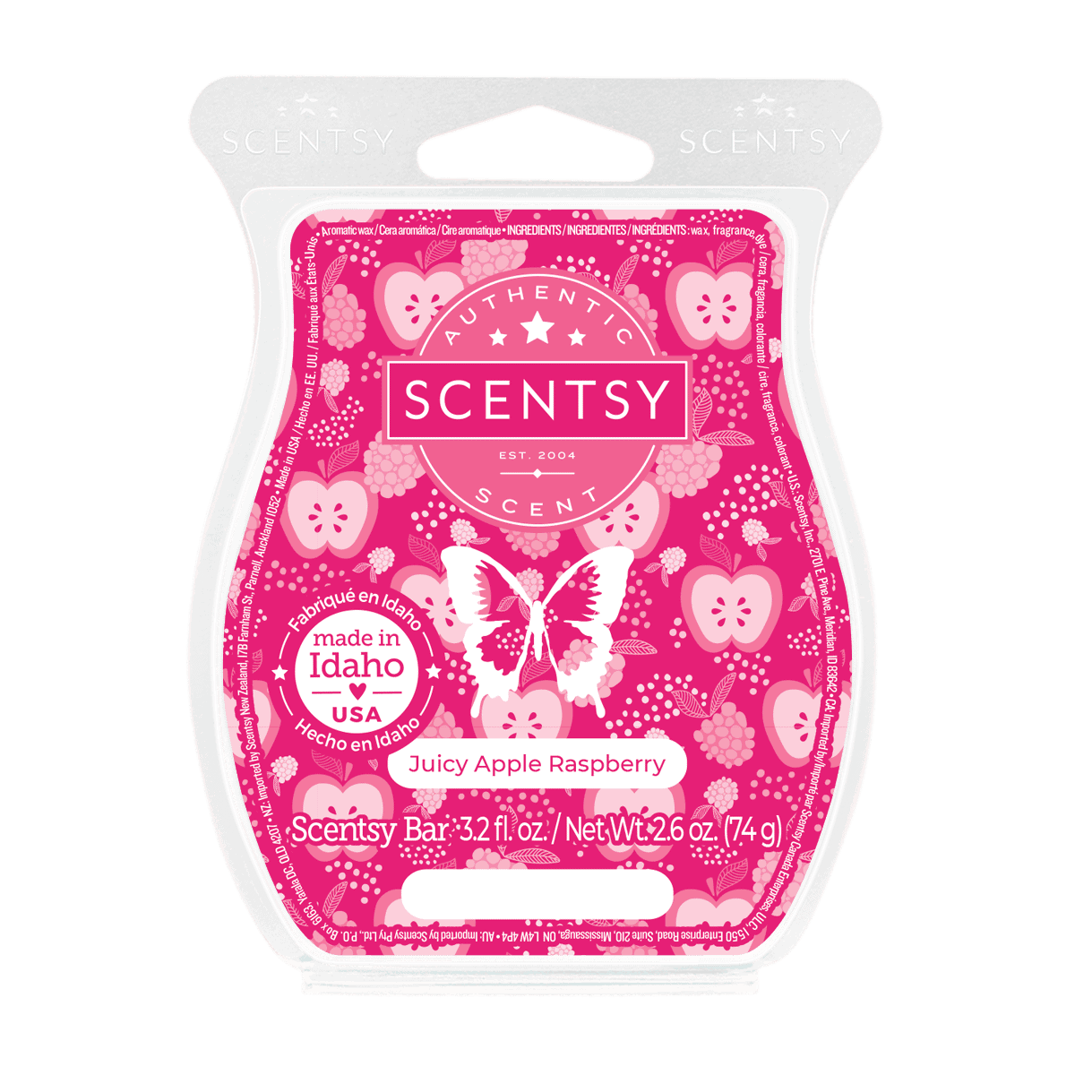 Juicy Apple Raspberry Scentsy Bar