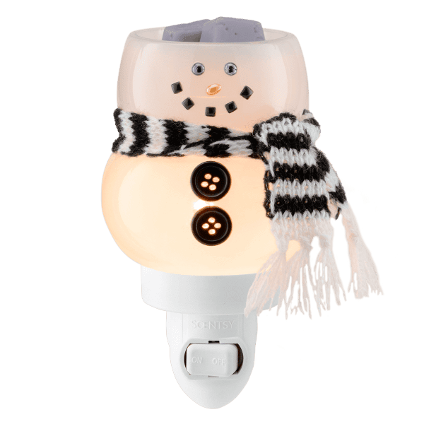 Snow Cute Mini Scentsy Warmer - Lit