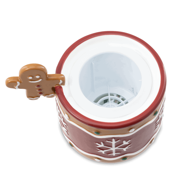 Top View of Gingerbread Man Tabletop Fan Diffuser