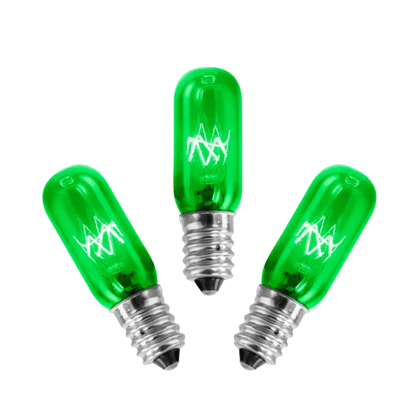 Replacement 15w Green Light Bulb - 3 Pack