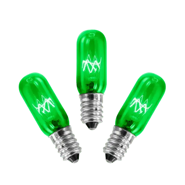 Replacement 15w Green Light Bulb - 3 Pack