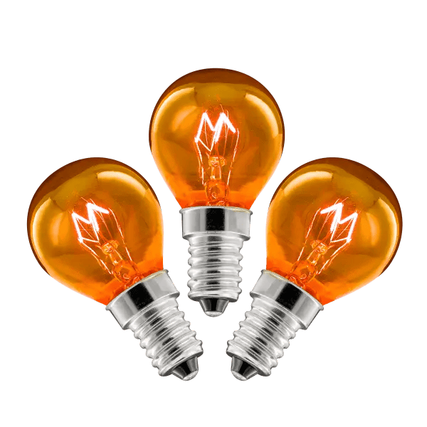 Replacement 20w Orange Light Bulb - 3 Pack